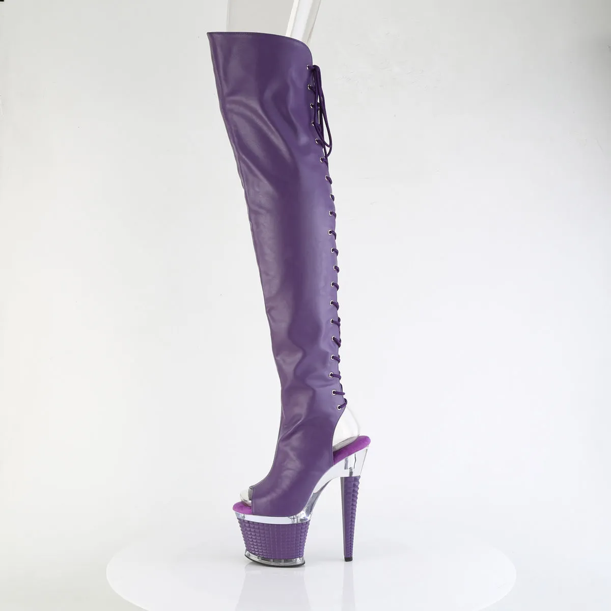 7 Inch Heel SPECTATOR-3030 Purple