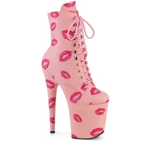 8 Inch Heel FLAMINGO-1020KISSES Baby Pink Pu