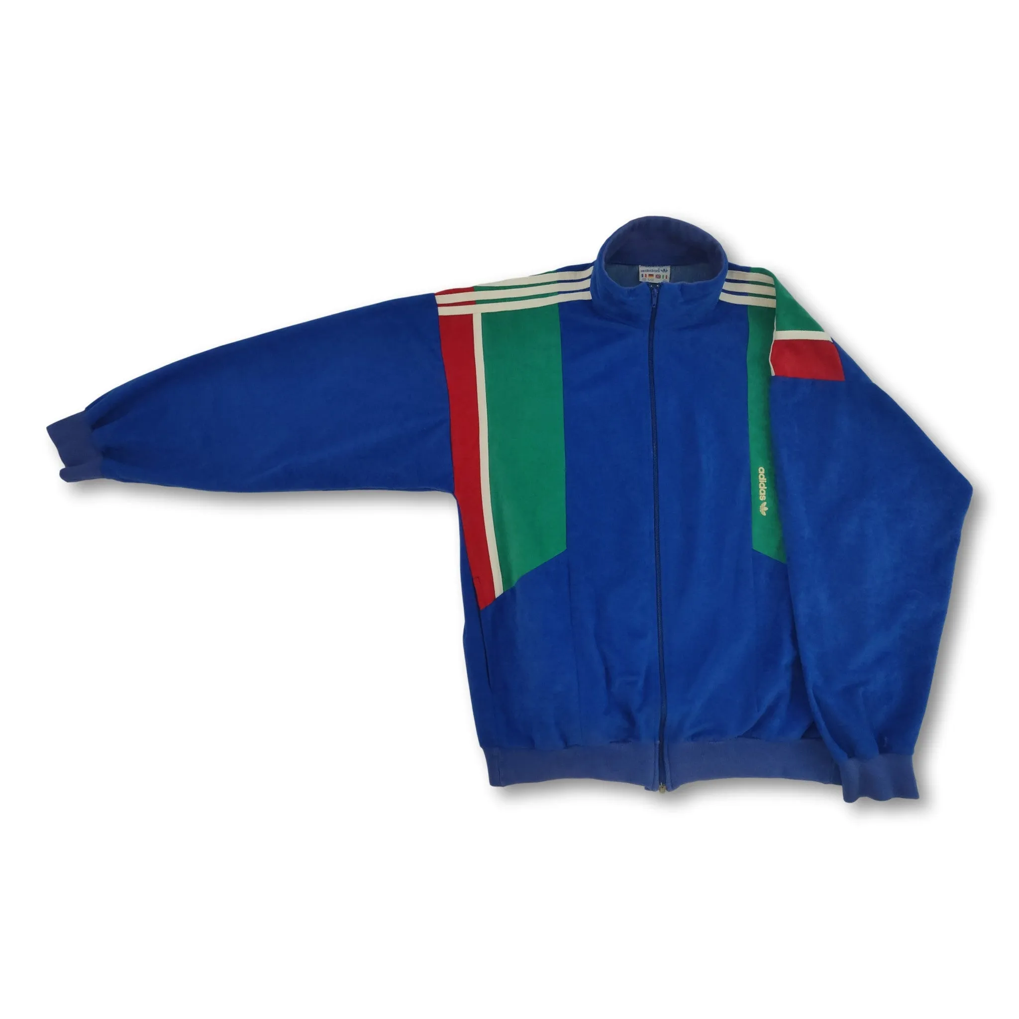 80s blue Adidas Ventex jacket Made in France