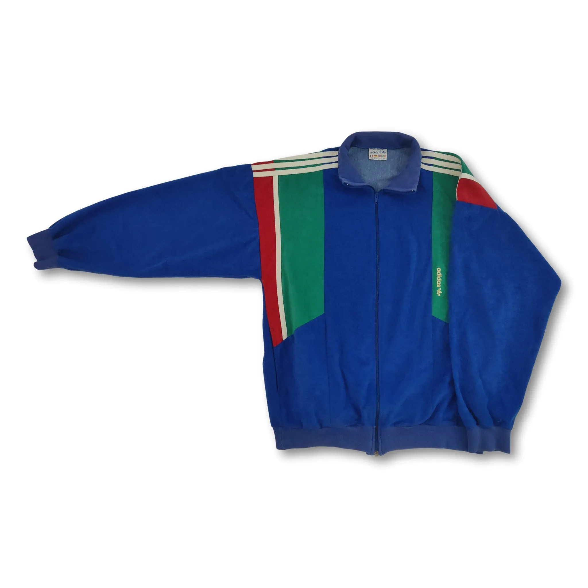 80s blue Adidas Ventex jacket Made in France