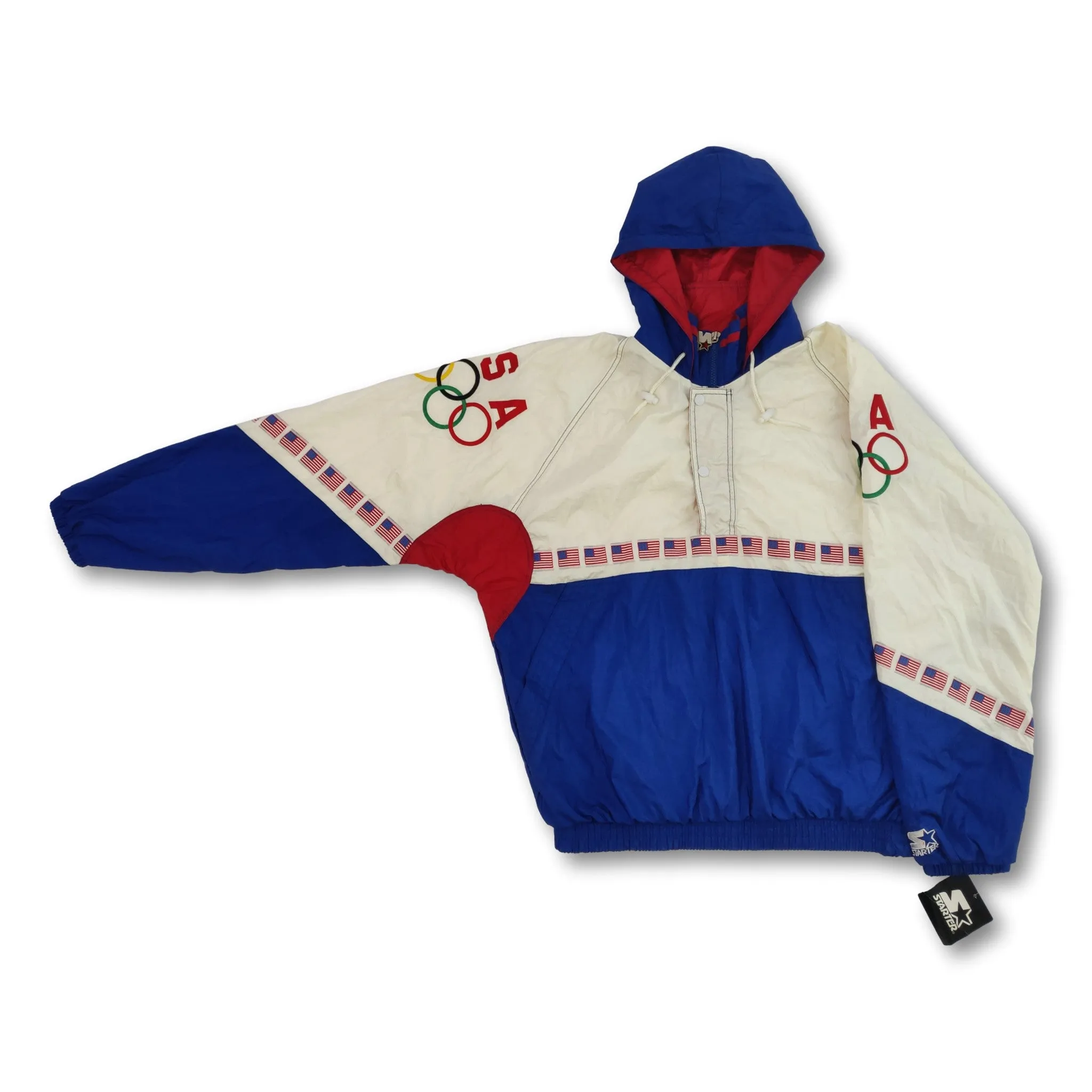 90s white Starter USA Olympic Games jacket