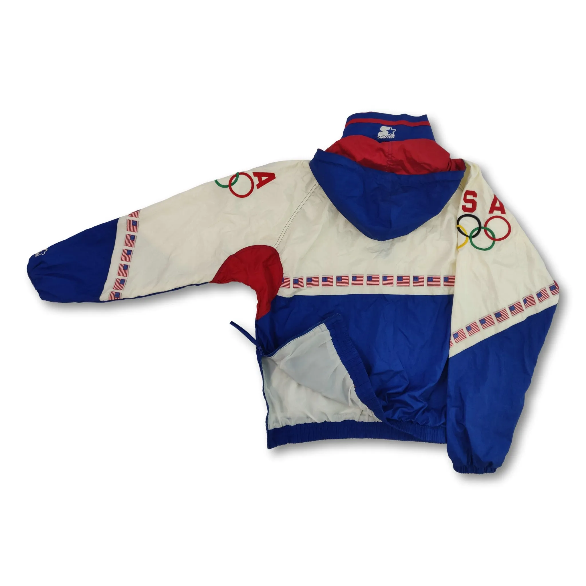 90s white Starter USA Olympic Games jacket