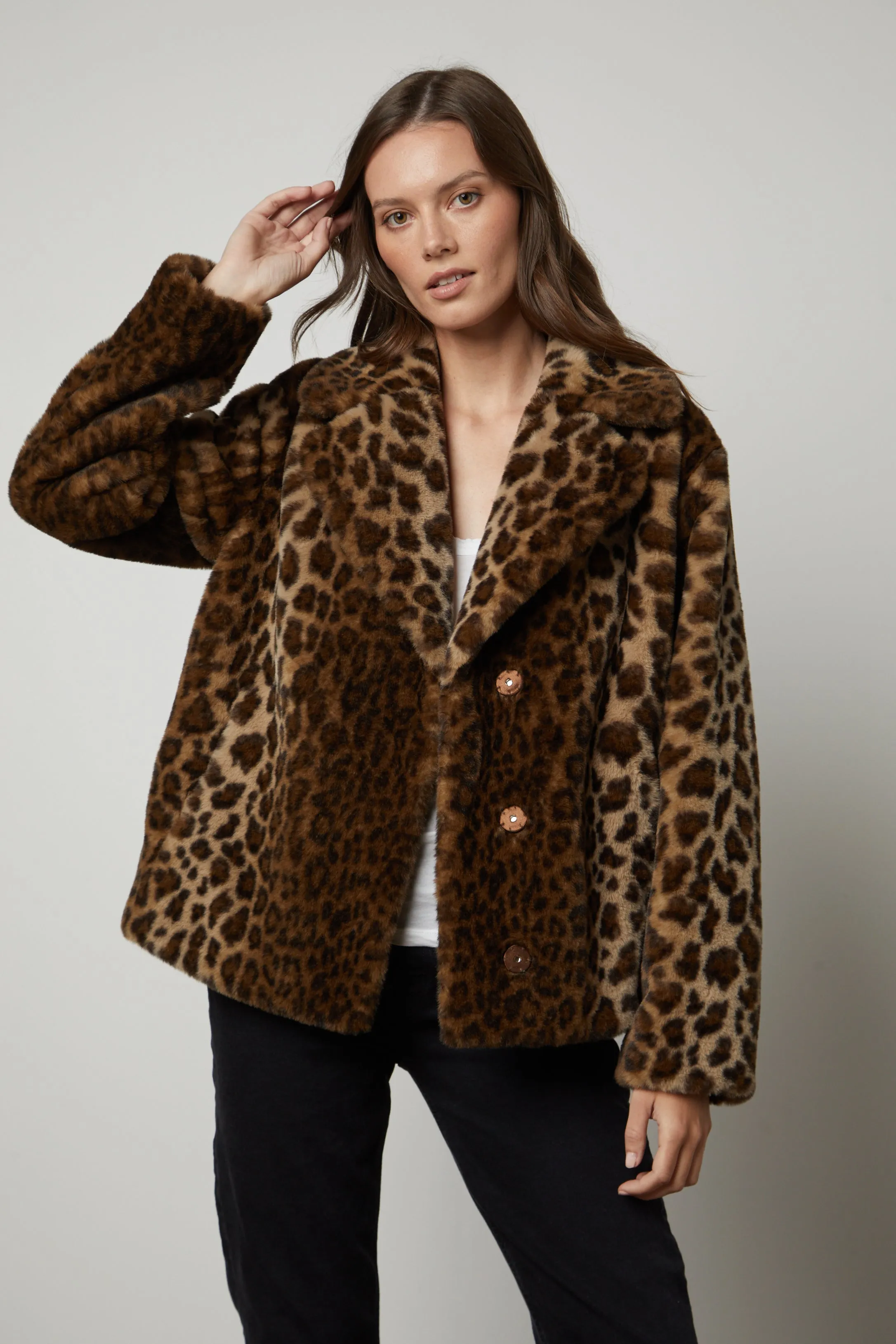 AMANI JACKET IN LEOPARD