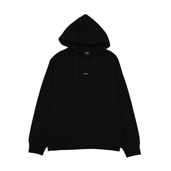 A.P.C.  |Long Sleeves Plain Cotton Logo Designers Hoodies