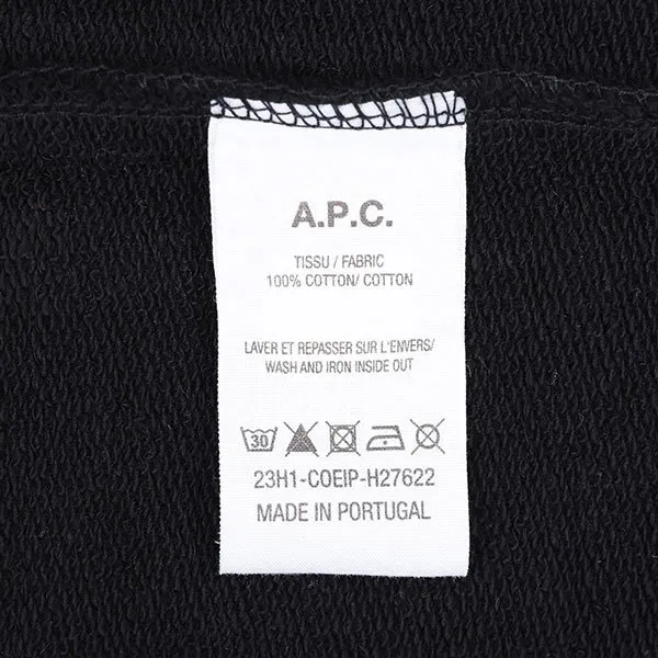 A.P.C.  |Long Sleeves Plain Cotton Logo Designers Hoodies