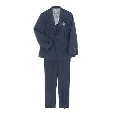 Appaman Boys 2pc Stretch Mod Crown Blue Suit _B8SSU1