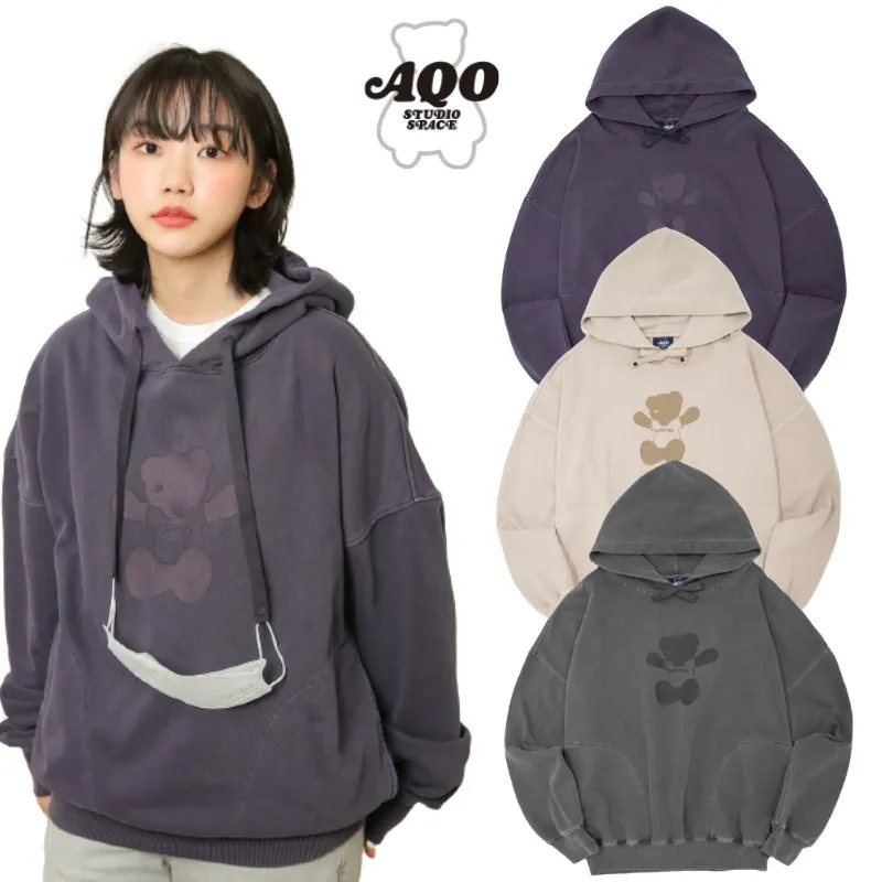 AQOstudiospace  |Unisex Cotton Logo Hoodies & Sweatshirts