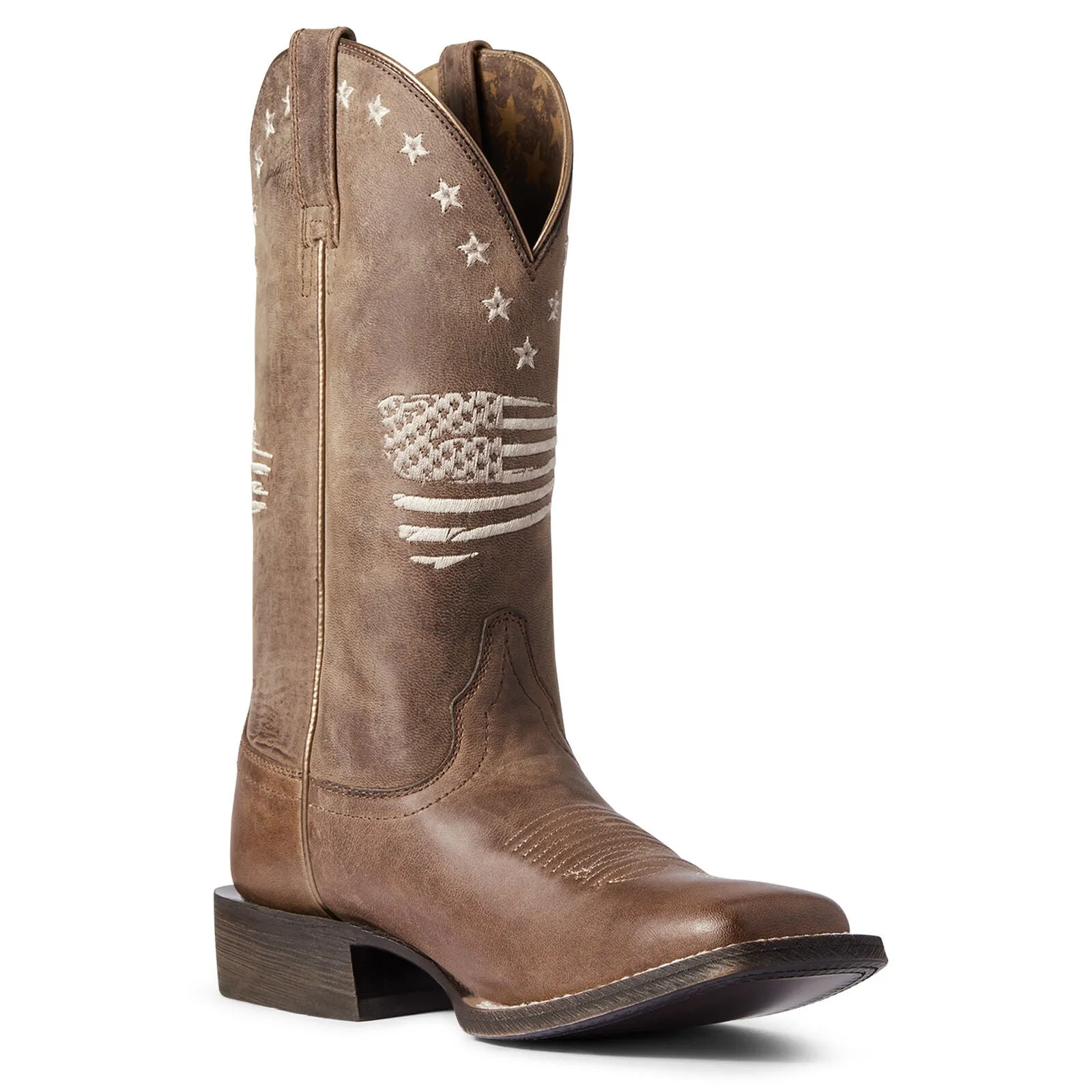 Ariat Ladies Circuit Patriot Weathered Tan Tall Boots 10038388