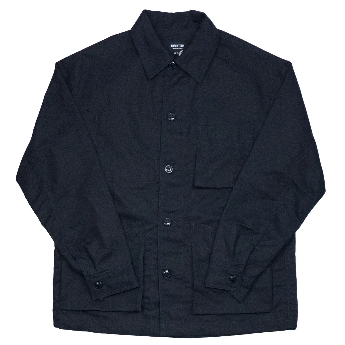 Arpenteur - ADN Cotton / Linen Gabardine Jacket - Midnight