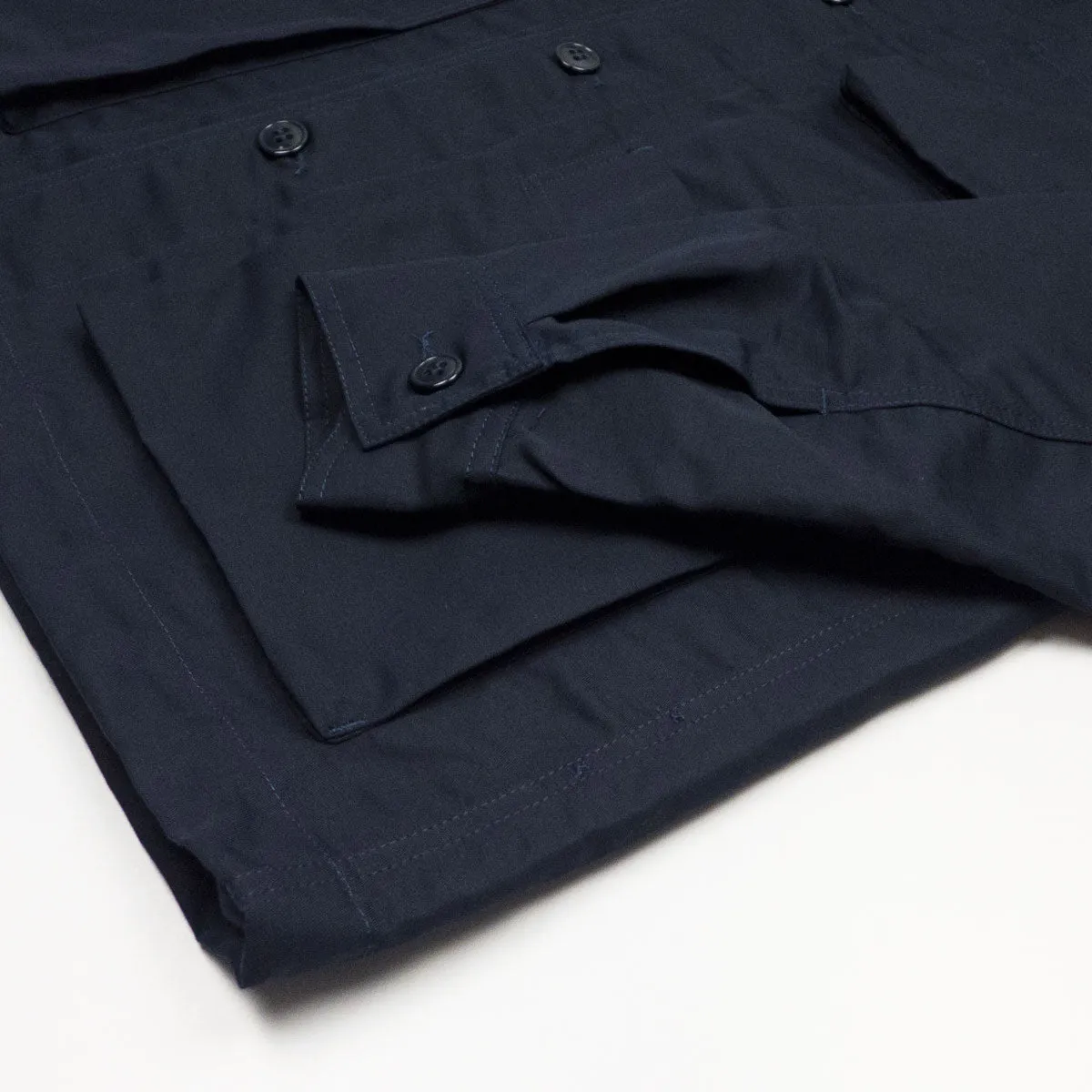 Arpenteur - ADN Cotton / Linen Gabardine Jacket - Midnight