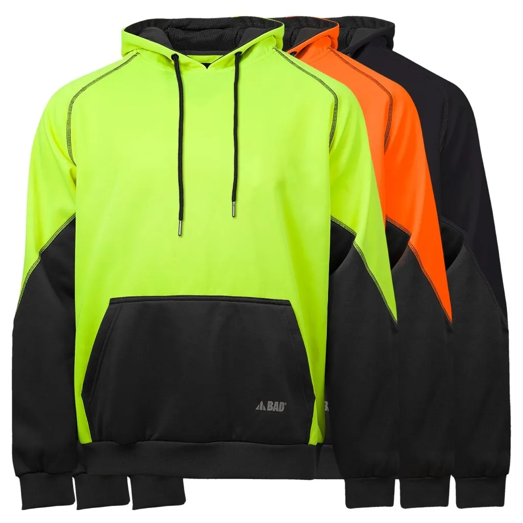 BAD ESSENTIAL HI-VIS FLEECE HOODIE