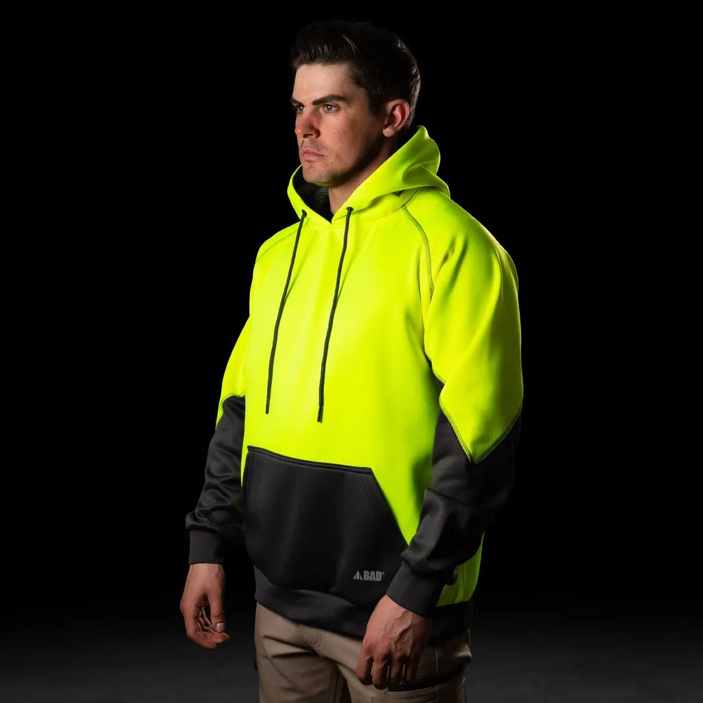 BAD ESSENTIAL HI-VIS FLEECE HOODIE