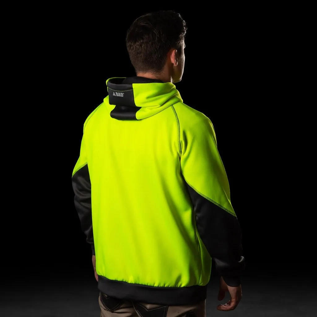 BAD ESSENTIAL HI-VIS FLEECE HOODIE