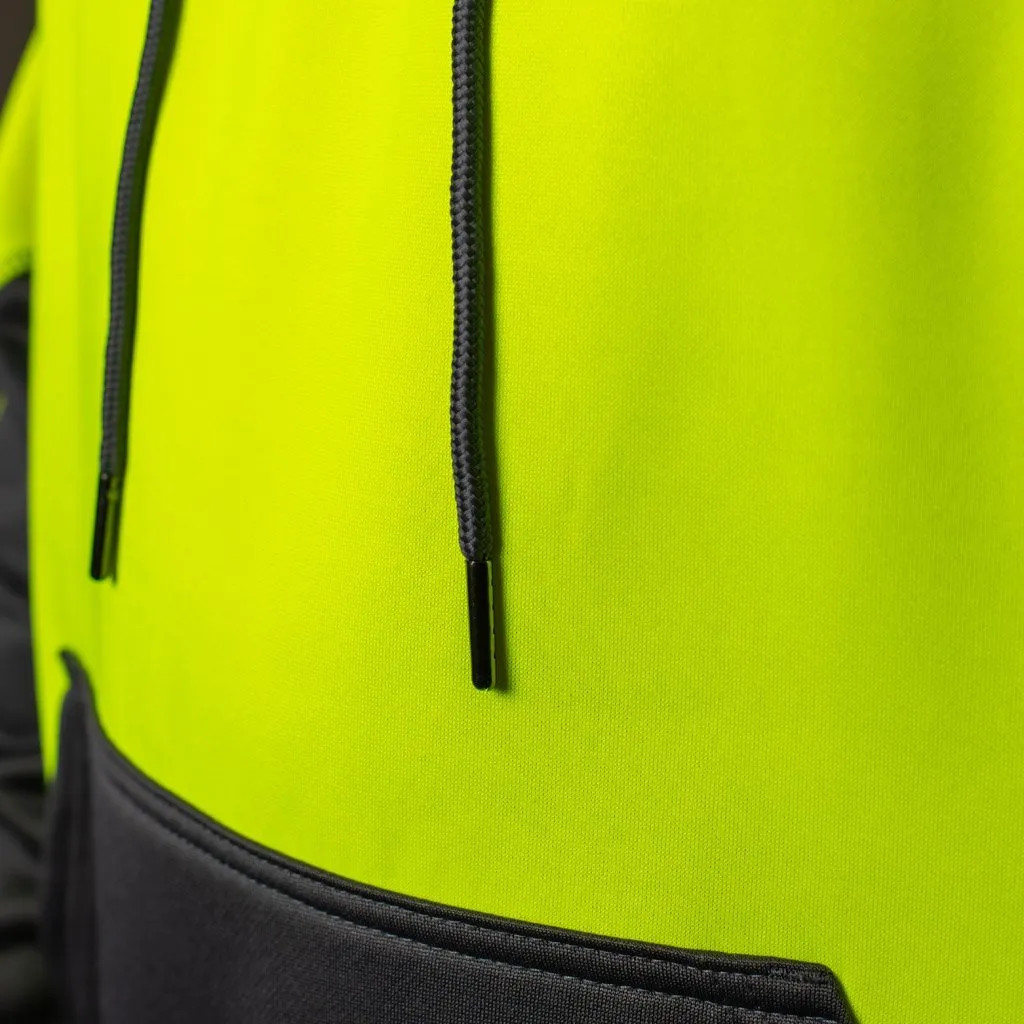 BAD ESSENTIAL HI-VIS FLEECE HOODIE