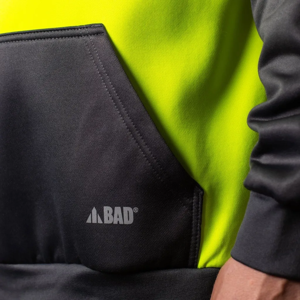 BAD ESSENTIAL HI-VIS FLEECE HOODIE