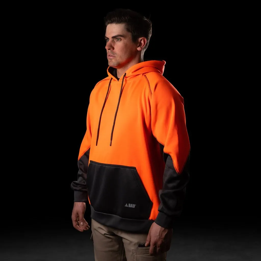 BAD ESSENTIAL HI-VIS FLEECE HOODIE