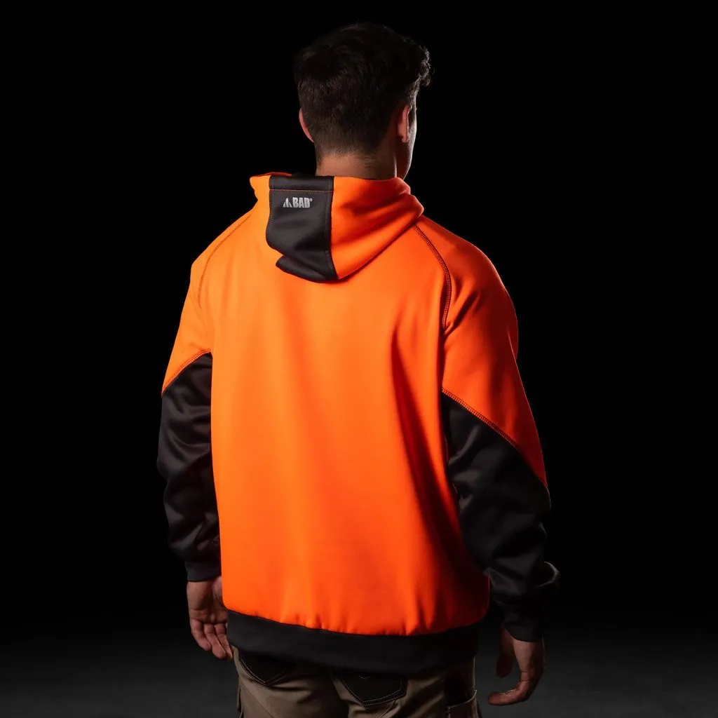 BAD ESSENTIAL HI-VIS FLEECE HOODIE