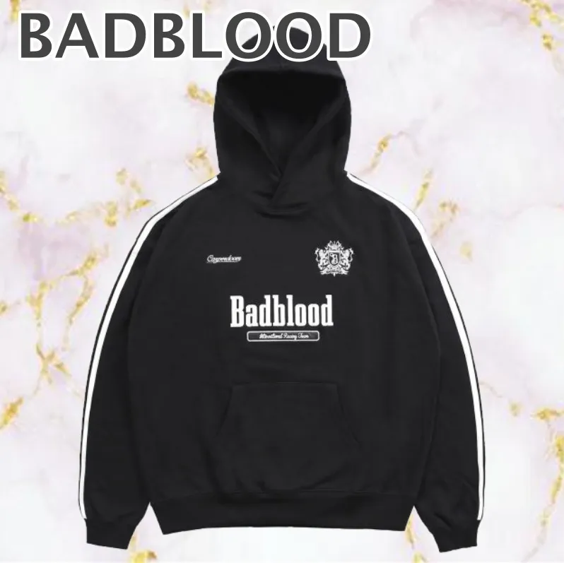 BADBLOOD  |Long Sleeves Logo Hoodies & Sweatshirts