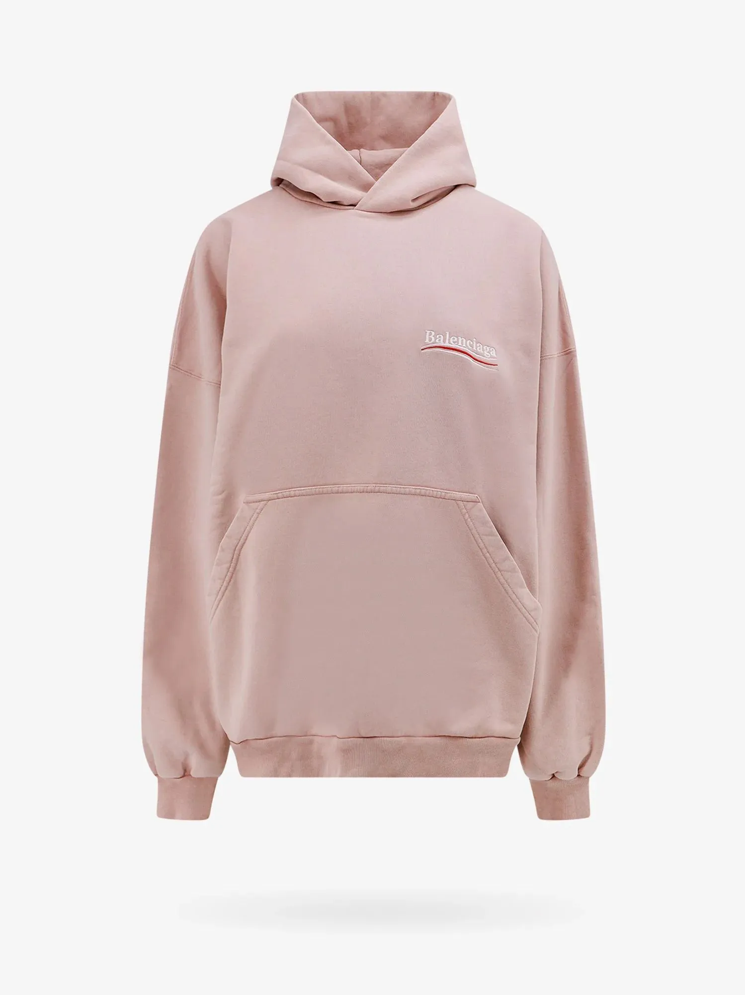 BALENCIAGA  |Long Sleeves Plain Cotton Logo Hoodies & Sweatshirts