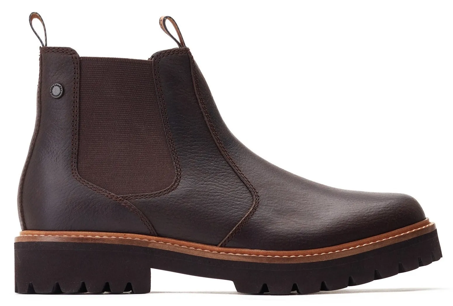 Base London Ragnar Tumbled Mens Leather Chelsea Boot