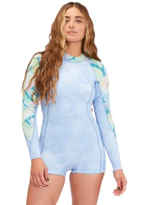 Billabong Womens Spring Fever 2mm FL Back Zip Long Sleeve Spring Suit