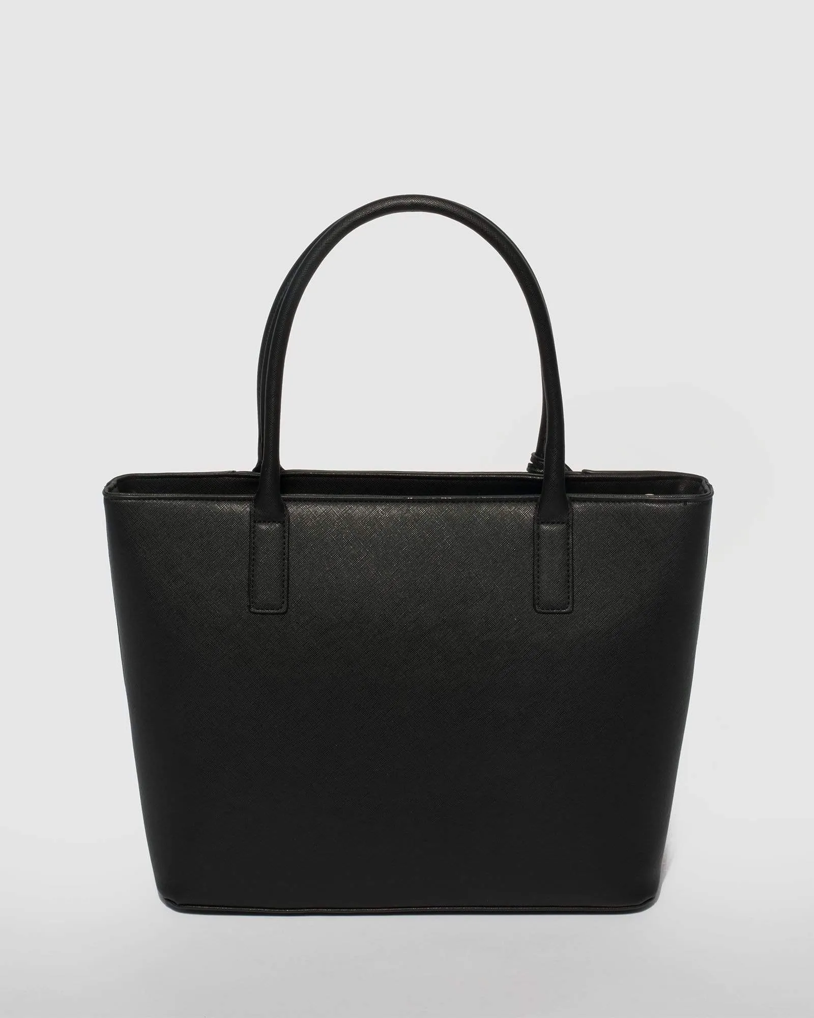 Black Premium Zip Tote Bag