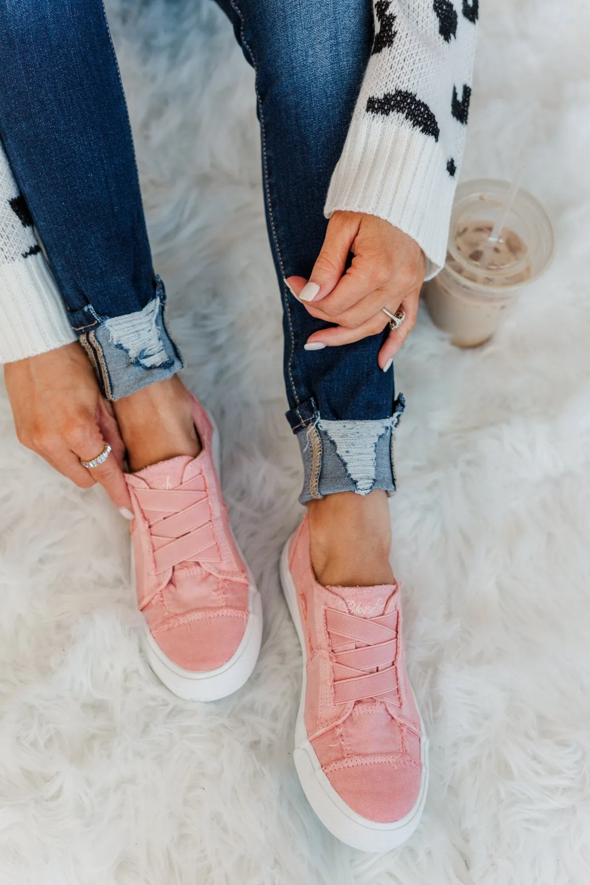 Blowfish Marley Sneakers- Dusty Pink