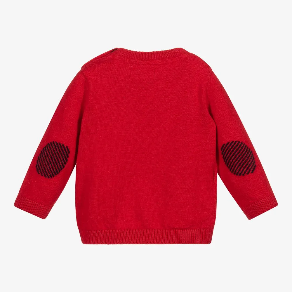 Boys Red Knitted Sweater