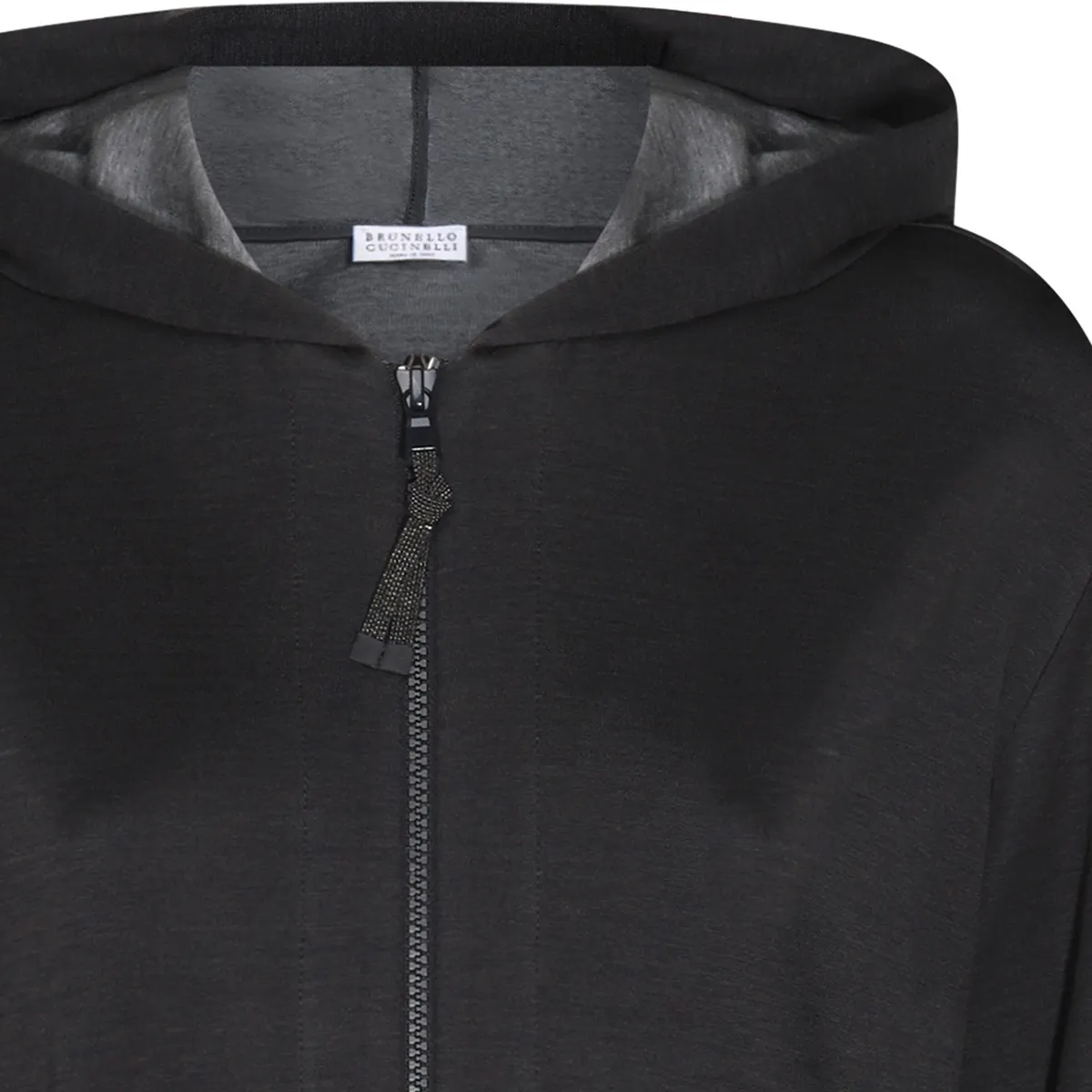 BRUNELLO CUCINELLI  |Silk Nylon Long Sleeves Plain Cotton Hoodies & Sweatshirts