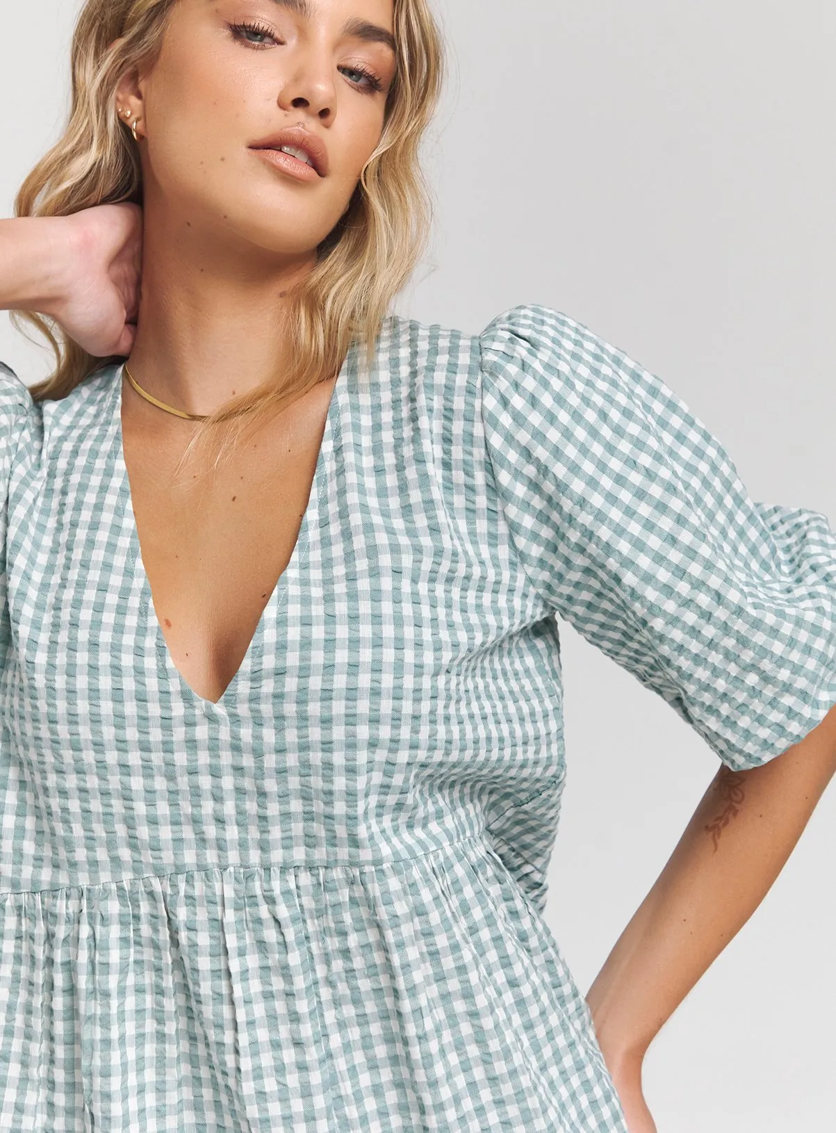 Buy SIMPLY BE Gingham Smock Dress 26 | Dresses | Tu