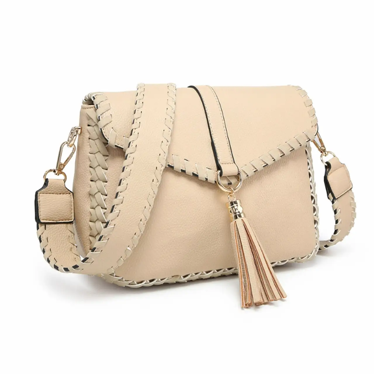 Cam Whipstitch tassel crossbody