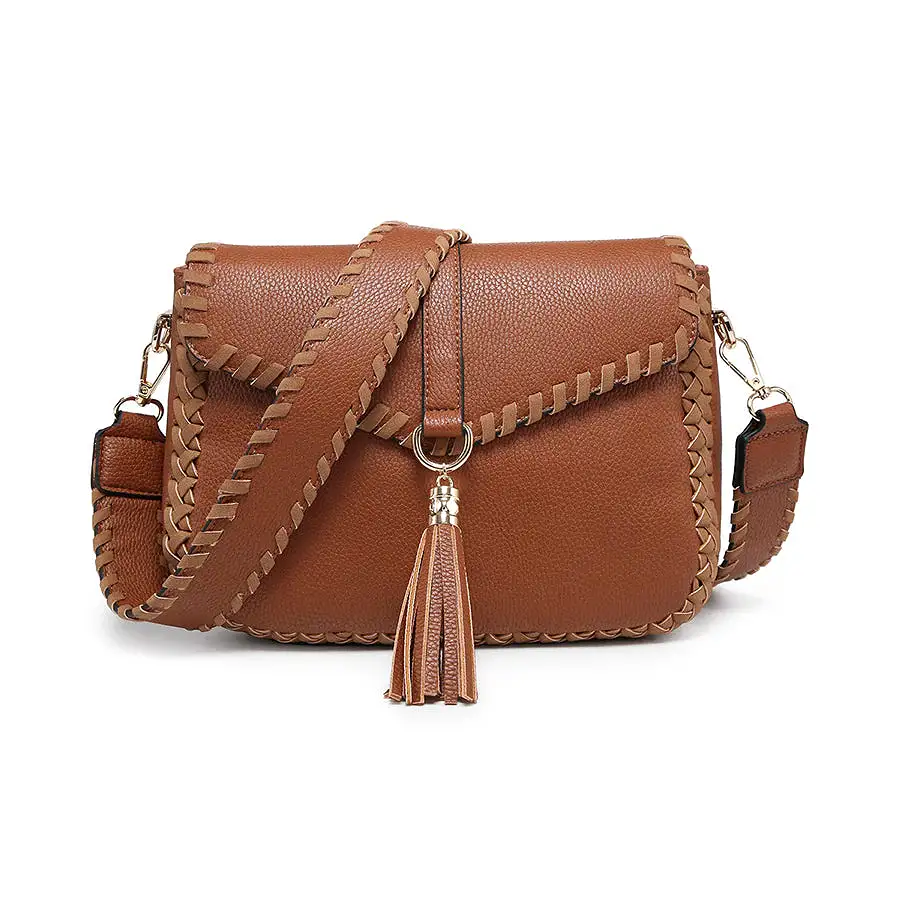 Cam Whipstitch tassel crossbody