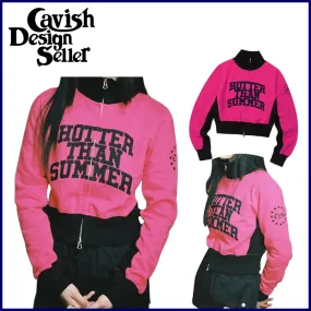 CAVISH  |Long Sleeves Cotton Logo Hoodies & Sweatshirts