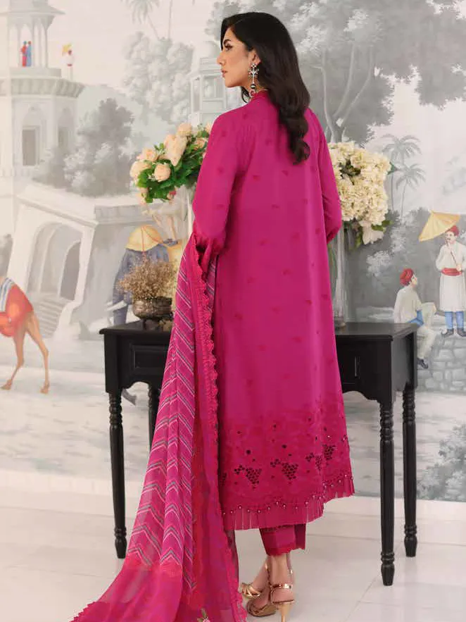 Charizma Tabeer Premium Schiffli Lawn Unstitched 3Pc Suit CT4-07