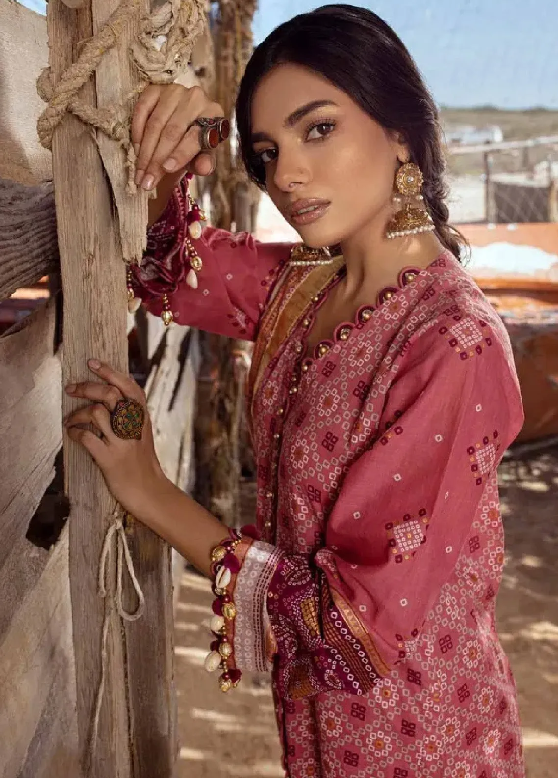 Chunri By Gul Ahmed Printed Lawn Unstitched 3 Piece Suit - GA24CL CL-42032 A