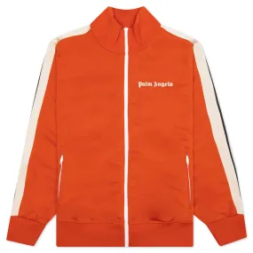 Classic Track Jacket - Brick Red/Off-White