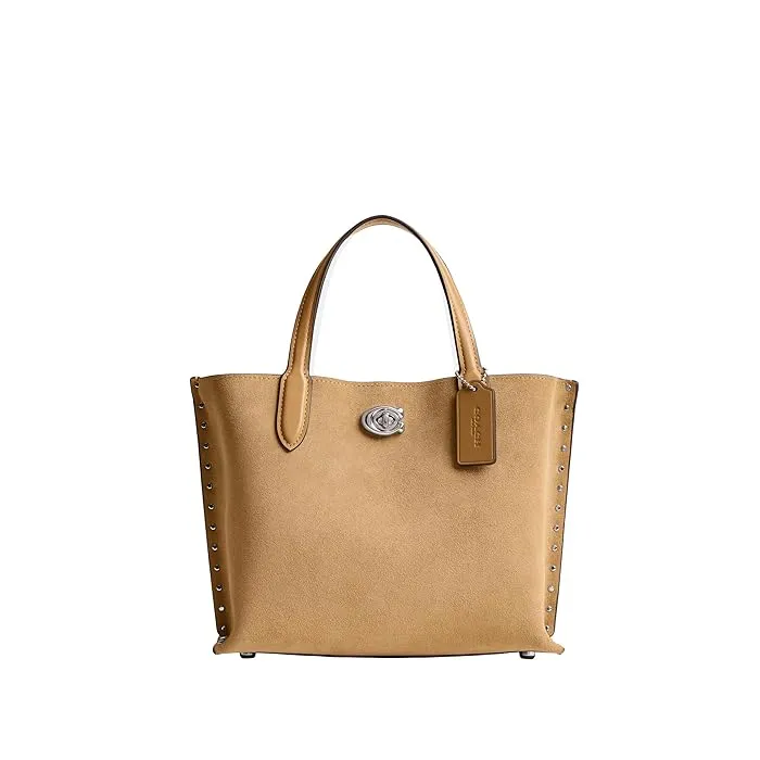 COACH Willow Tote Bag 24 with Rivets