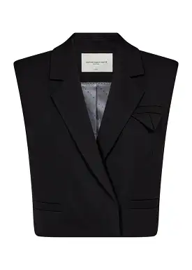 Copenhagen Muse Tailor Kort Vest - Black