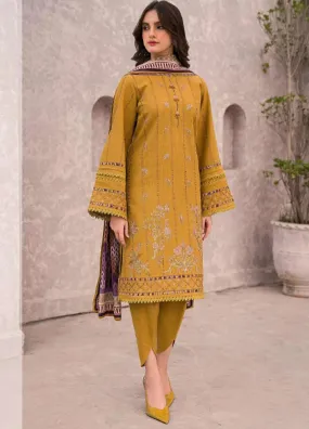 Dastak By Jazmin Unstitched Embroidered Khaddar 3Pc Suit D-09 Rang