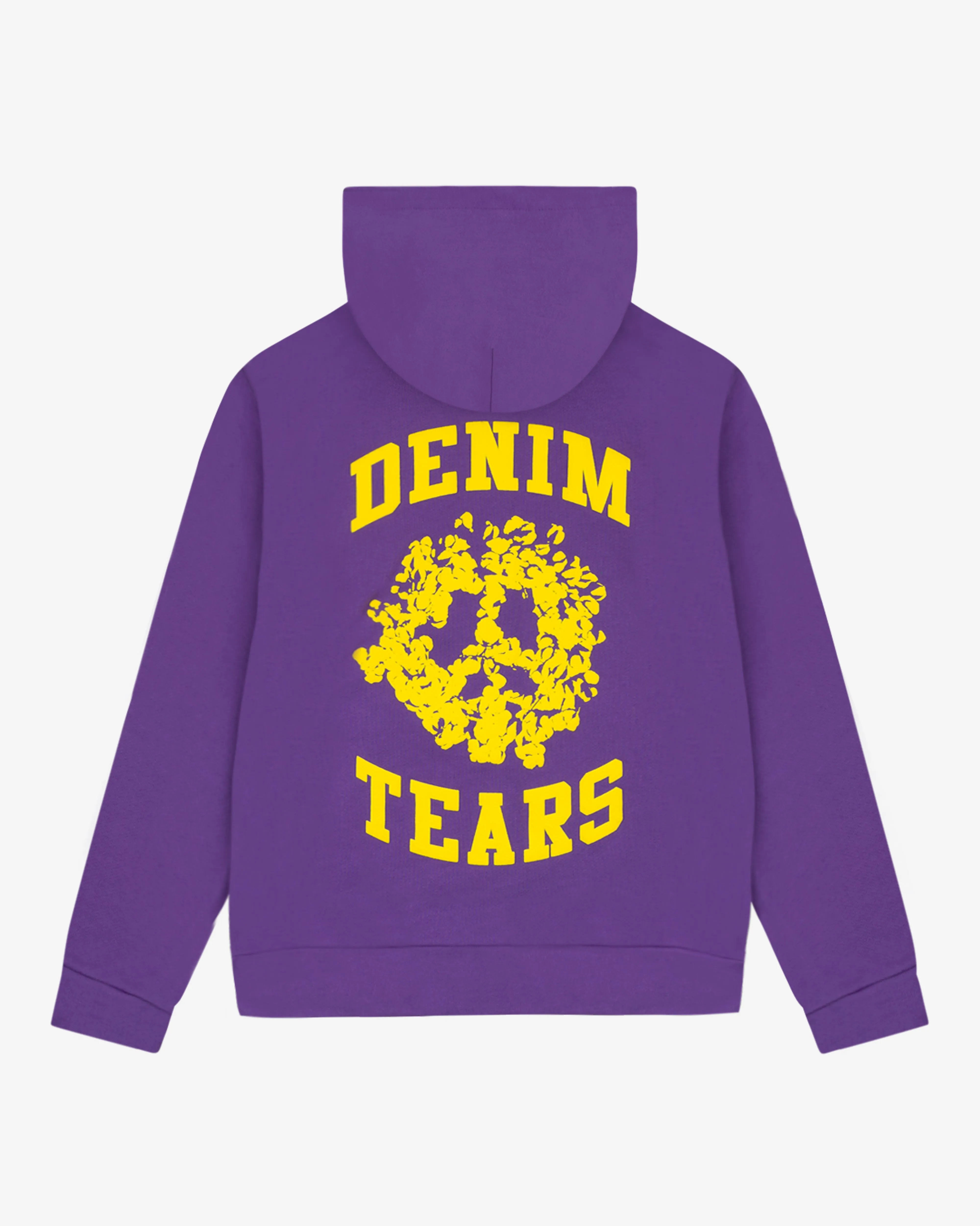 Denim Tears Men's Denim University Zip Hoodie  Purple