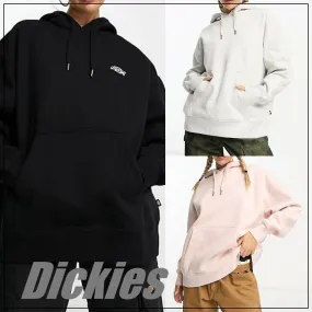 Dickies  |Sweat Long Sleeves Plain Cotton Hoodies & Sweatshirts