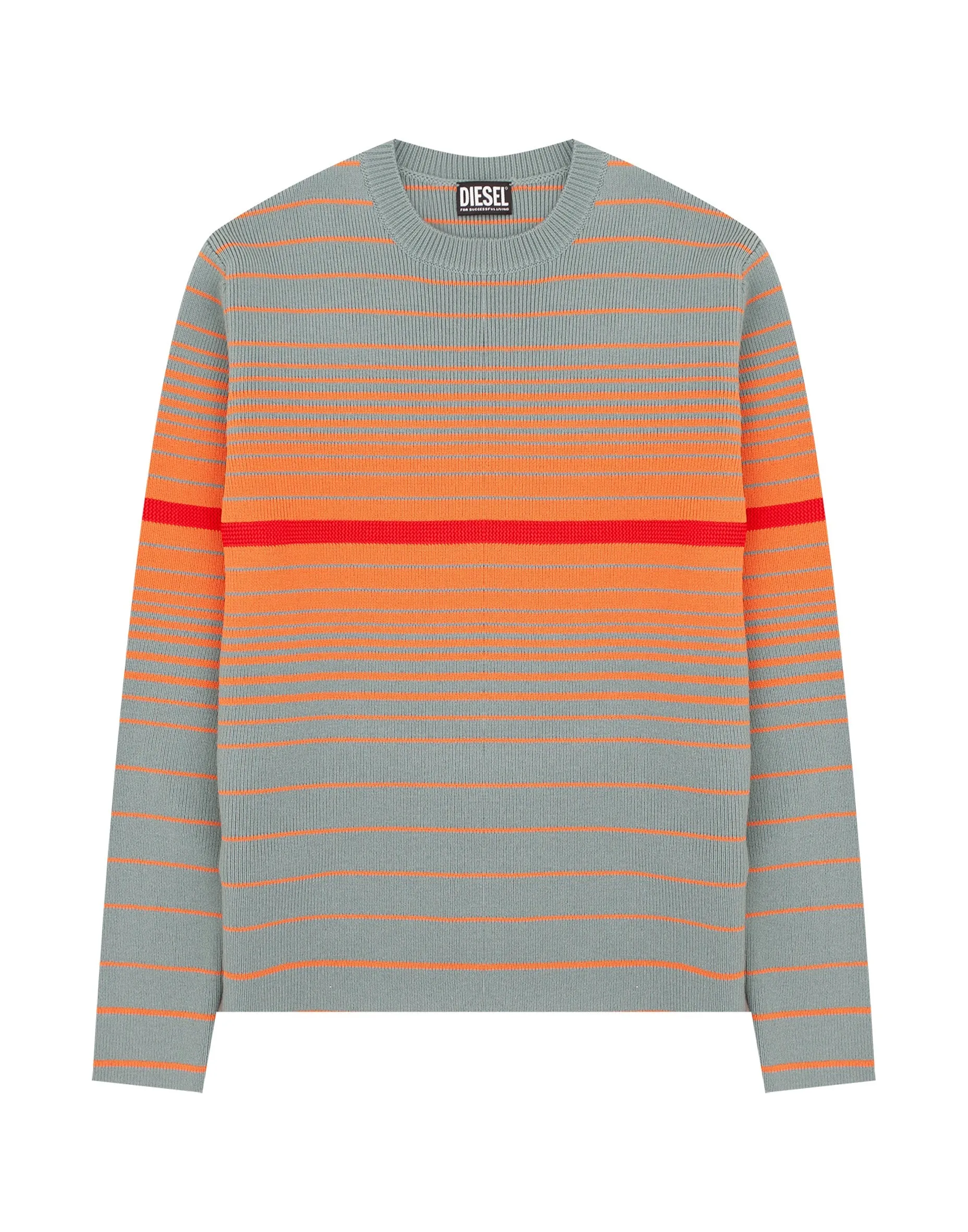 Diesel K-Plano Striped Crewneck Jumper