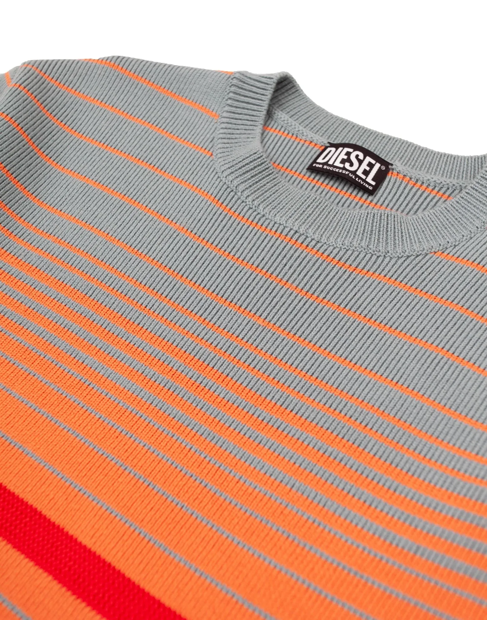 Diesel K-Plano Striped Crewneck Jumper