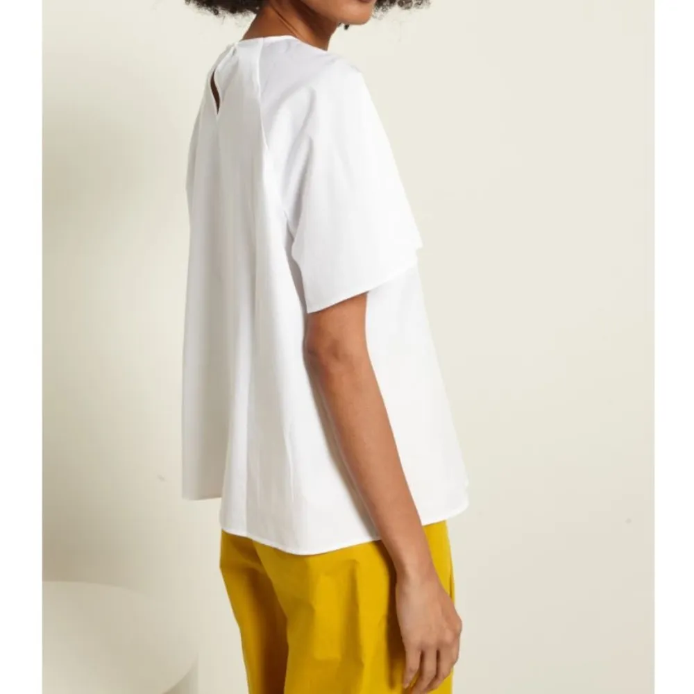 Diffusione Tessile  |Crew Neck Street Style Plain Cotton Short Sleeves Logo