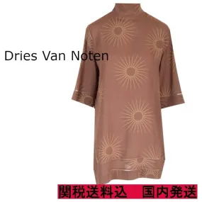 Dries Van Noten  |Silk Cropped Tunics