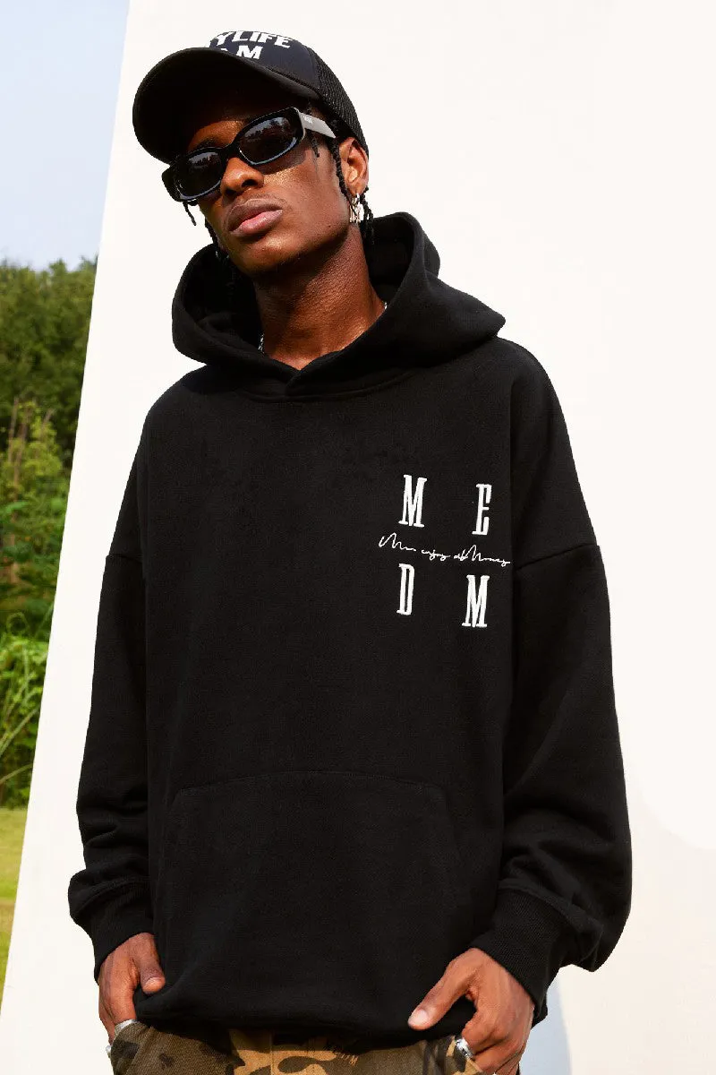 Embroidered Logo Hoodie