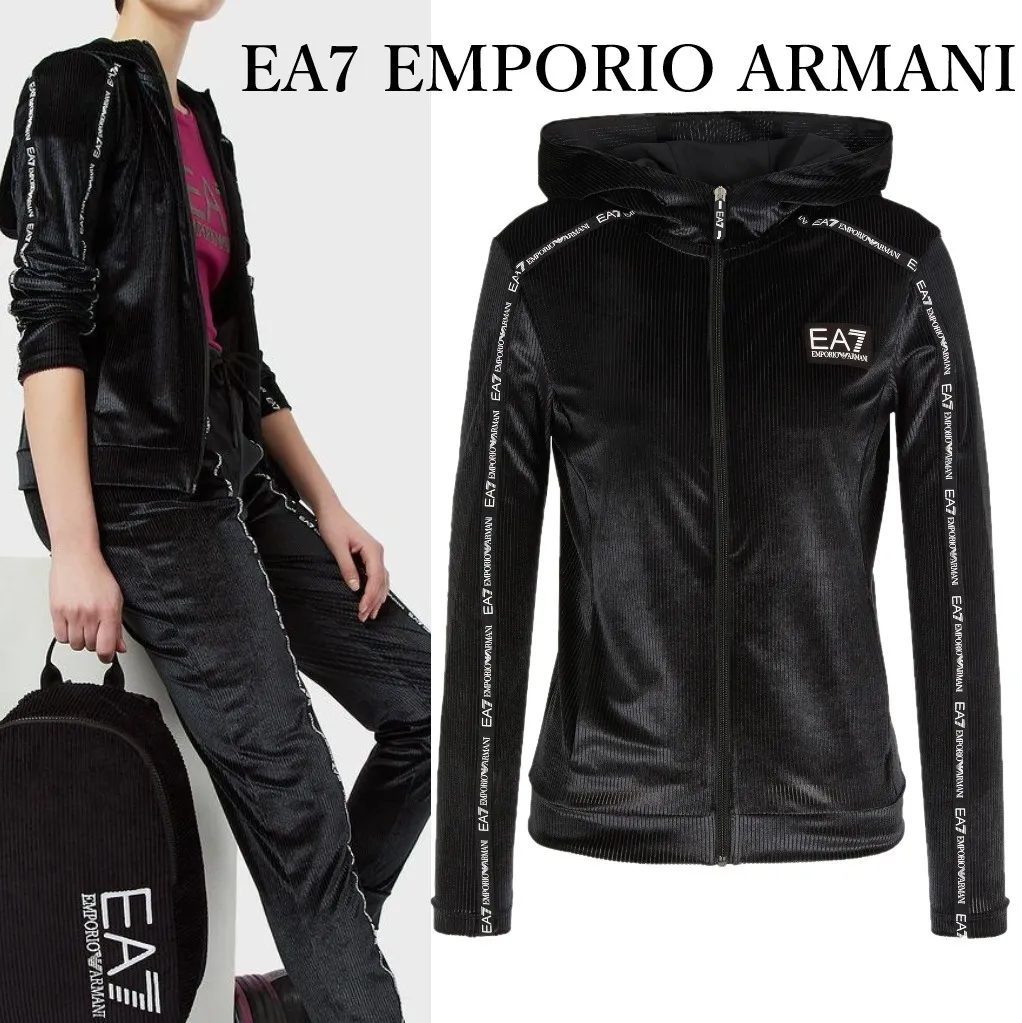 EMPORIO ARMANI  |Plain Logo Hoodies & Sweatshirts