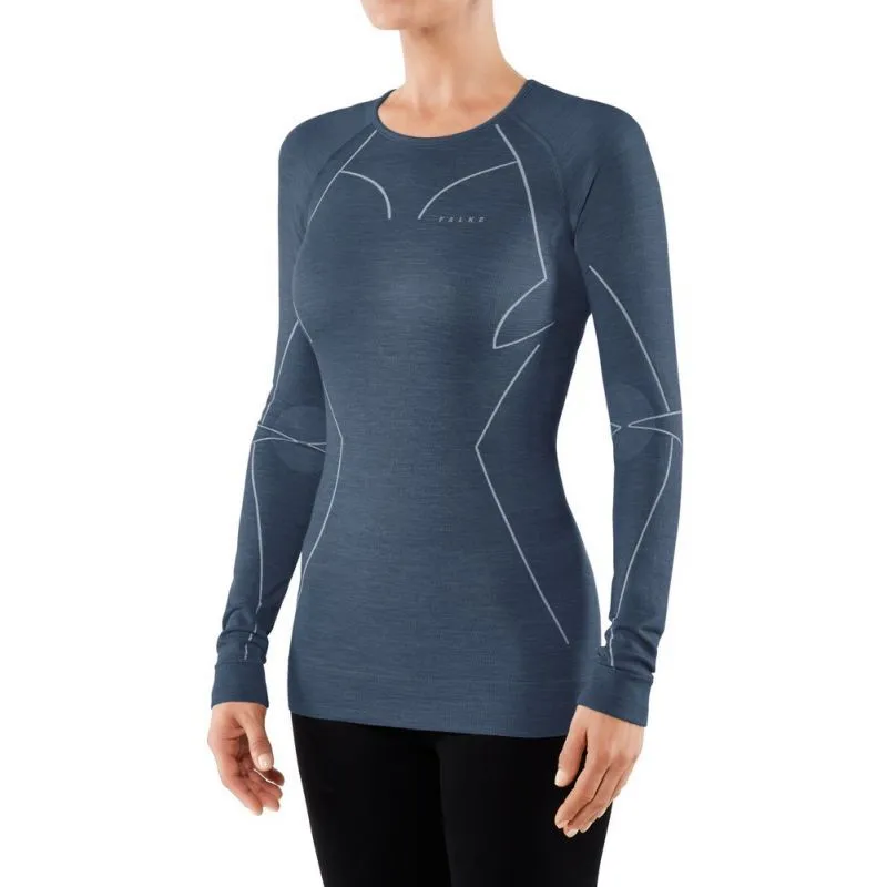 Falke  Wool-Tech Long Sleeve Crew - Intimo - Donna