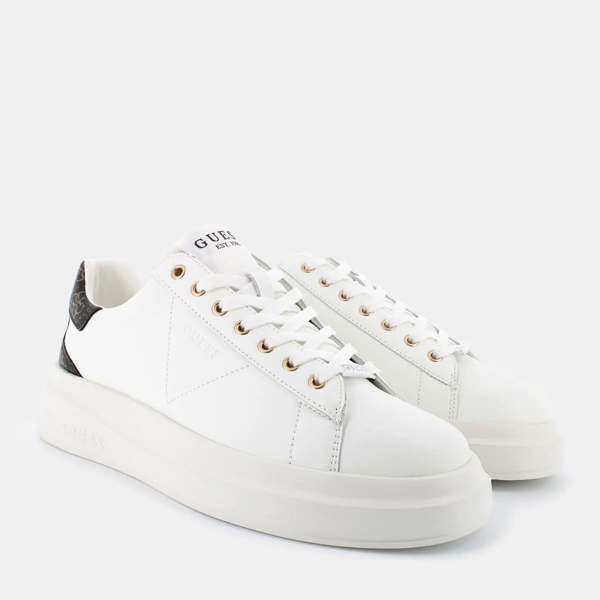 FMPVIBELBAWHITE/BROWN/OCRA- SNEAKERS