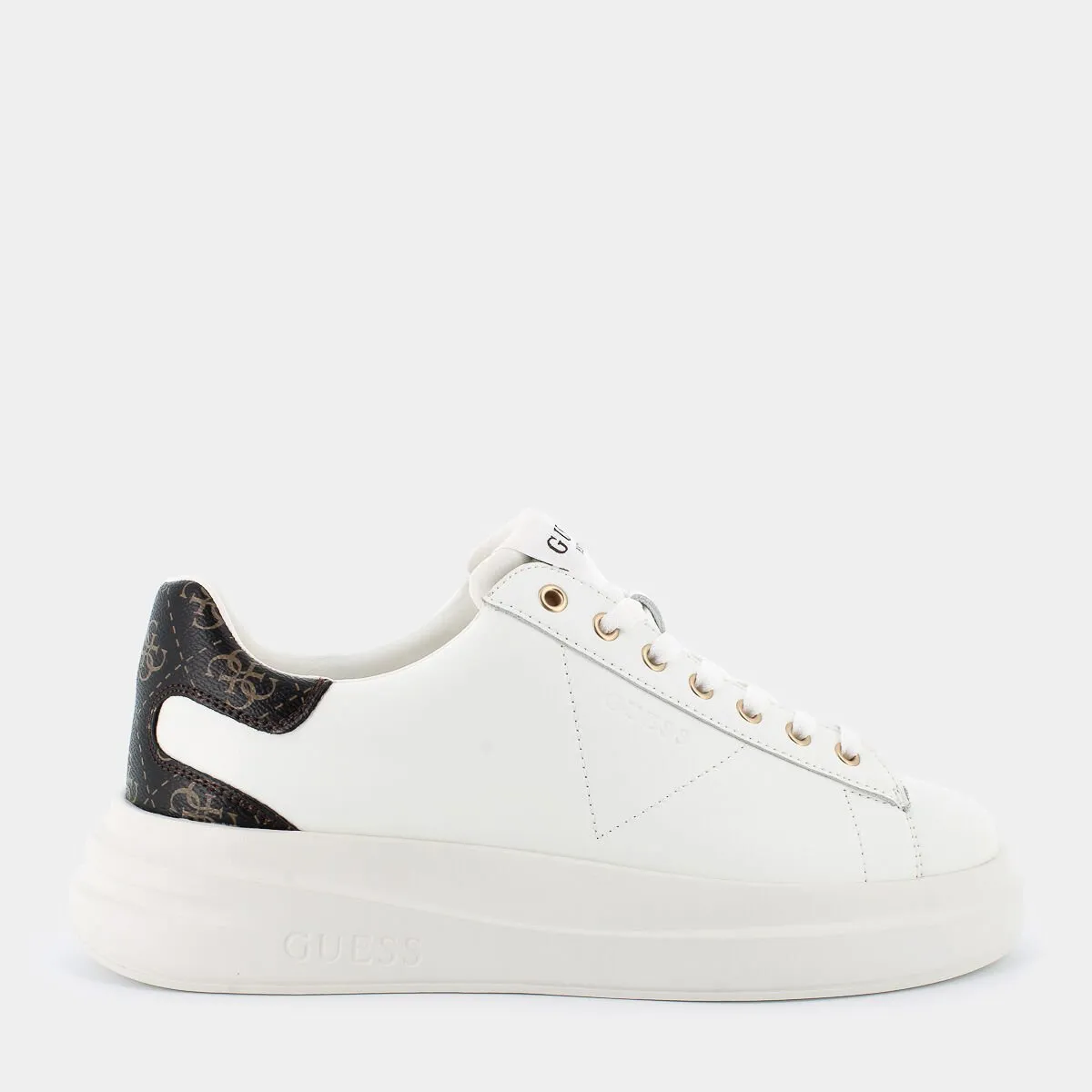 FMPVIBELBAWHITE/BROWN/OCRA- SNEAKERS